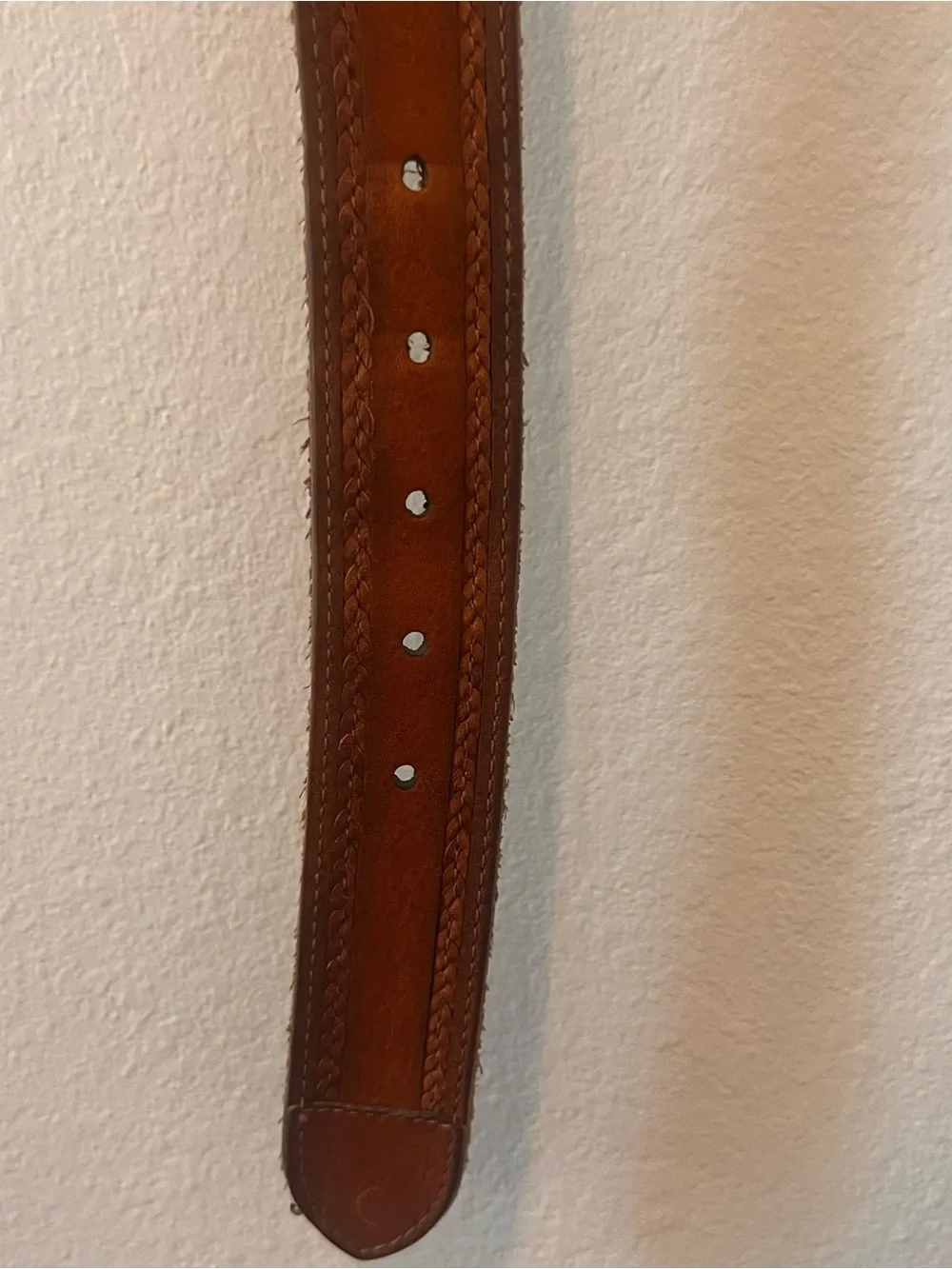 Tommy Bahama Men’s Leather Belt Brown with “Make Life One Long Weekend” SZ 42